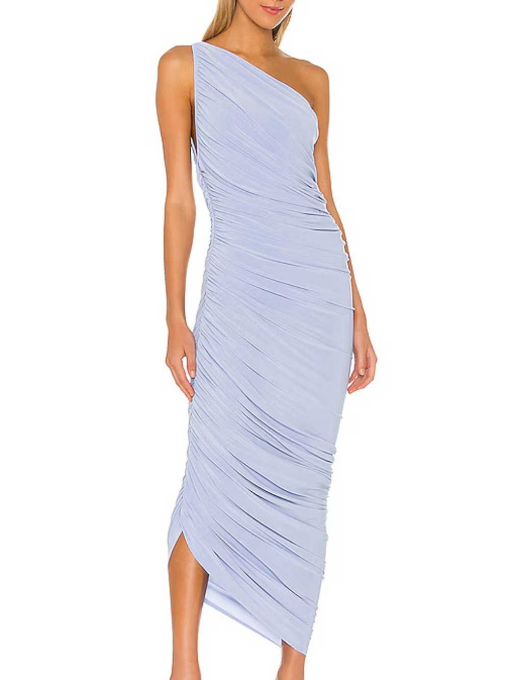 Norma Kamali Diana Gown in Celestial Blue Size S